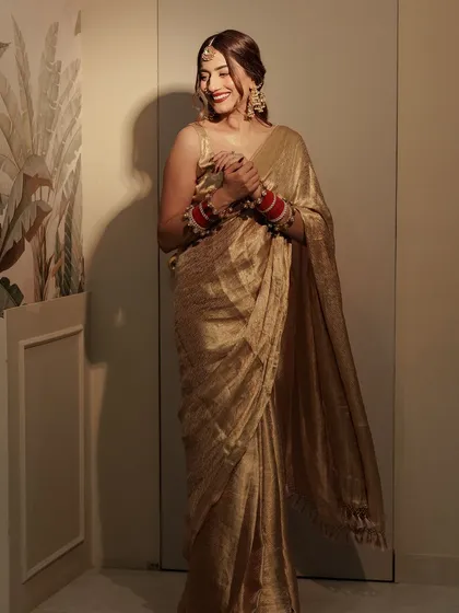 A happy, candid moment from my Karwachauth celebration.