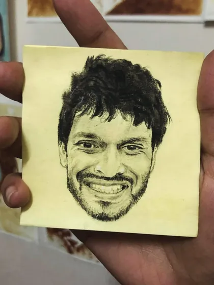 A collection of some of my portrait sketches. I enjoy exploring different faces and expressions, often using simple tools like charcoal or pencil on post-it notes to capture a fleeting moment.