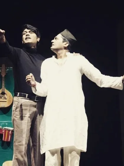 Another powerful performance still of our director from his time as an actor at the NSD repertory. His acting experience deeply informs his direction.
