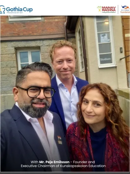 Building global partnerships for sports and education. Our leadership meeting with the founder of Kunskapsskolan Education in Sweden to exchange ideas on unlocking student potential.