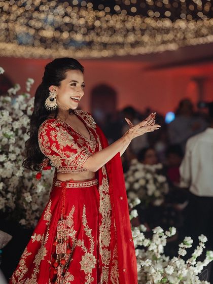 The joy of a bride. Tessa’s smile says it all. Her makeup was designed to be long-lasting and photograph beautifully, all while feeling light and comfortable enough for a night of celebration.