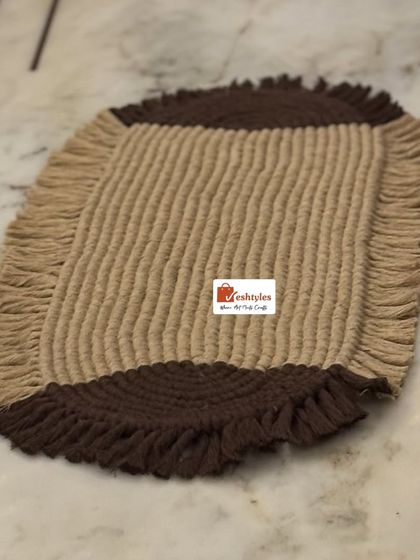 Eshtyles - Custom Macrame Home Decor For Your Table: Coasters, Runners & Mats photo 13