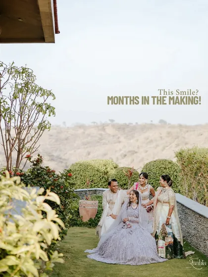 This smile? Months in the making. All the trials, laughs, and planning led to this moment of pure happiness for our bride Sachi, surrounded by her family.