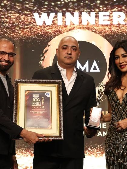 Celebrating our win at the Big Impact Awards. We are grateful for this honor and remain committed to creating stunning, long-lasting spaces for our clients.