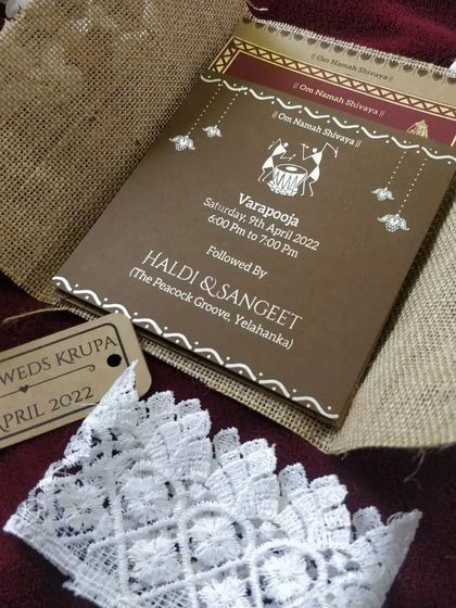 Rajendra Cards - Personalized Event Accessories & Favors Rustic & Handcrafted Invitations photo 3