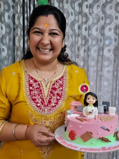 This cake is special. It was a surprise from my team for our 10th business anniversary. It's a reminder that I am loved, blessed, and celebrated by the people who matter most, my family and my team.
