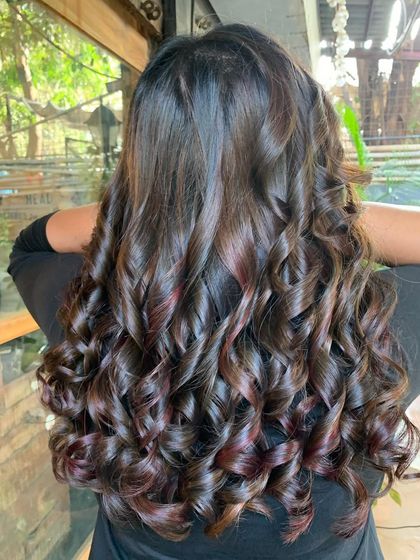 A back view of the dark chocolate plum color. The subtle hints of plum are so pretty. (No filter)