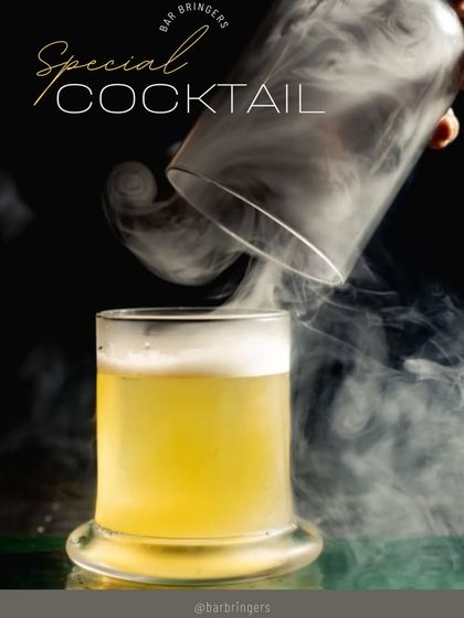 The magic of smoke. We use smoke to add both flavor and drama to our cocktails, creating a multi-sensory experience for your guests.