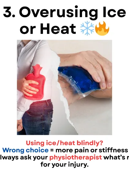 Knowing when to use ice or heat is crucial for recovery. I always guide my patients on the correct application for their specific injury to avoid making pain or stiffness worse.
