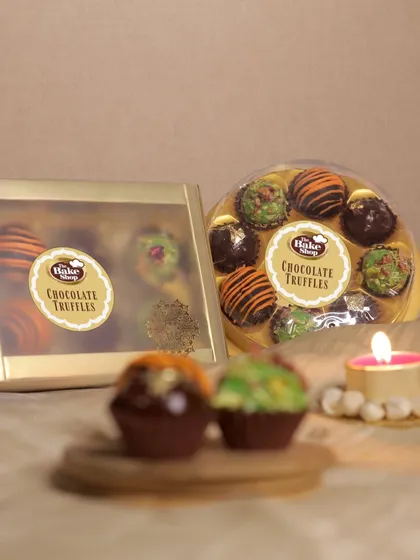 Our chocolate truffles are available in round and rectangular gift boxes, making them an ideal present for any chocolate lover.