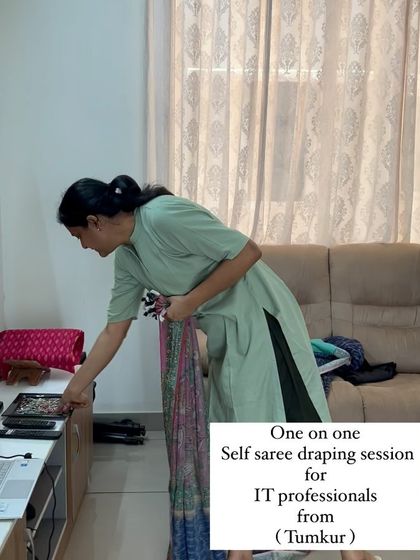 Shikha Agarwal - Personal Saree Draping Classes Learn From Anywhere in the World photo 30