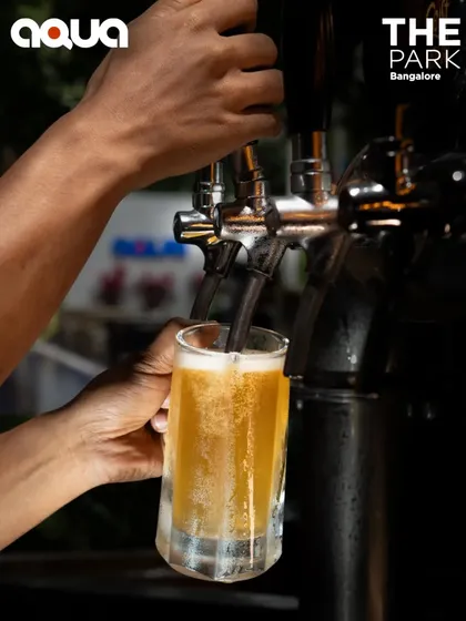 A perfect pour from the tap at Taproom by Aqua. We take pride in serving fresh, cold, and delicious craft beer every time.