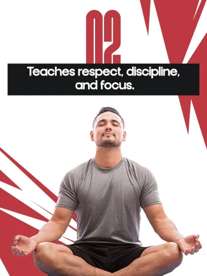 Martial arts and meditation go hand in hand. Both teach respect, discipline, and focus. This practice is essential for anyone looking to develop not just physical skill but also strength of character.