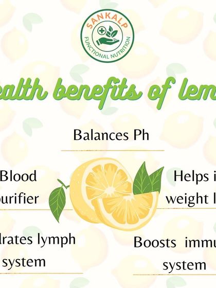 A simple glass of lemon water can do wonders. It helps balance your body's pH, acts as a blood purifier, hydrates your lymph system, and gives your immune system a natural boost.