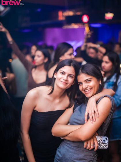 Friends enjoying a night out together. My parties are the perfect place for groups to celebrate.