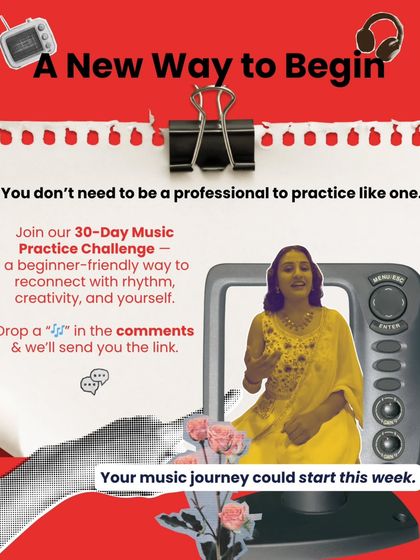You don't need to be a professional to practice like one. Join our 30-Day Music Practice Challenge to reconnect with rhythm and creativity.