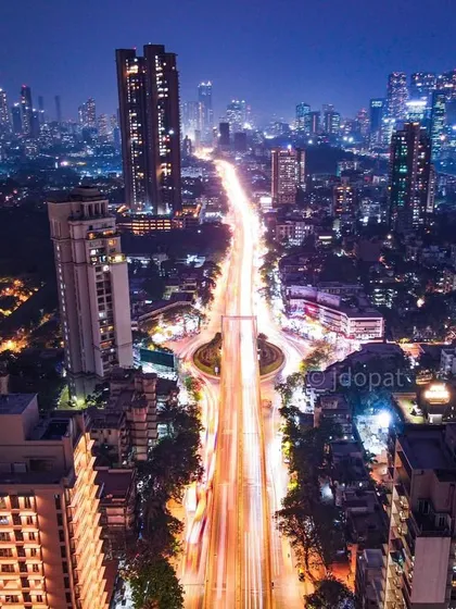 An aerial long exposure of a major Mumbai artery at night. I used my drone to rise above the chaos, transforming the dense traffic into flowing rivers of light that highlight the city's constant motion.