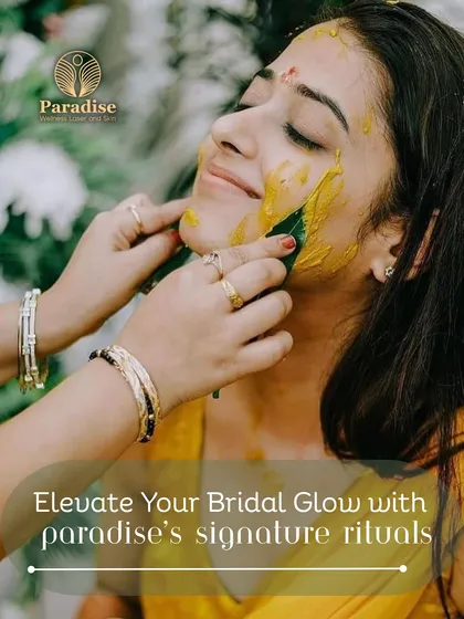 We elevate traditional bridal rituals with modern science. While you enjoy your pre-wedding ceremonies, we ensure your skin is getting the expert care it needs to truly glow from within, creating a perfect canvas for your big day.
