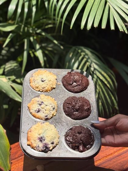 Take a piece of Anokhi Garden home with you. My pre-baked muffins are perfect for a healthy snack or a sweet treat on the go.
