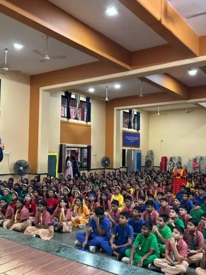 This image captures the attentive audience at St. Xavier's. My aim is to equip them with the knowledge and confidence needed to navigate the competitive landscape of college admissions.