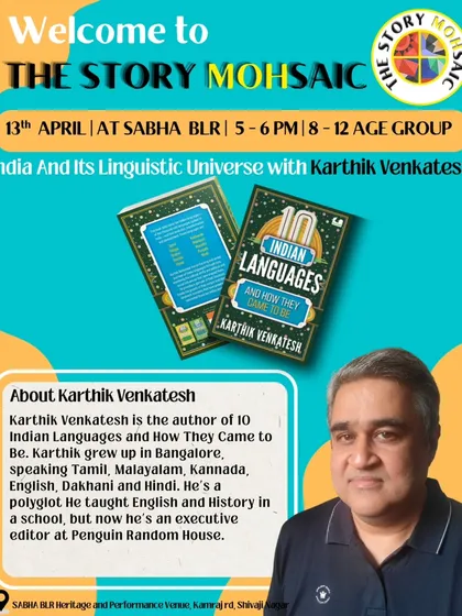Author Karthik Venkatesh, a polyglot who speaks six Indian languages, hosted a session on 'India And Its Linguistic Universe,' exploring the history of our nation's languages.