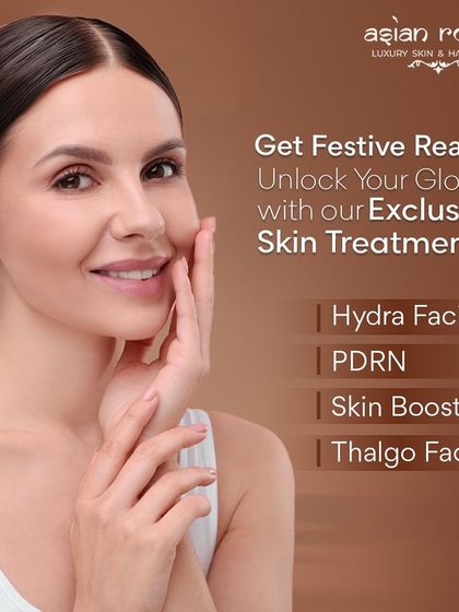 Get festive-ready with my exclusive skin treatments. I offer a curated selection including HydraFacial, PDRN, Skin Boosters, and Thalgo Facials to ensure your skin is glowing for any special occasion.