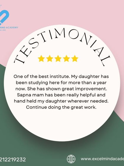 This is a duplicate of ID 88, where parent Manoj Das praises the institute and the significant improvement seen in his daughter over a year.