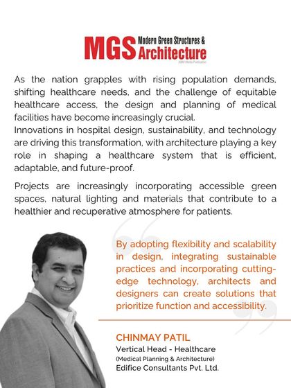 Edifice Consultants - Healthcare Facility Design Thought Leadership & Industry Engagement photo 3