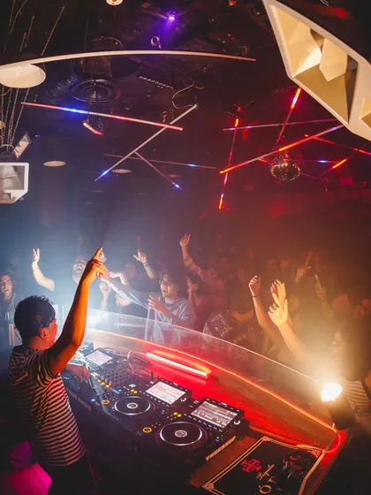 Taking my sound global is a huge passion. Here I am connecting with the amazing crowd in Singapore. It's an incredible feeling to see people from different cultures vibing to my unique blend of Afro-Desi music.