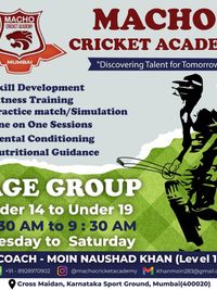 Youth Group Cricket Coaching