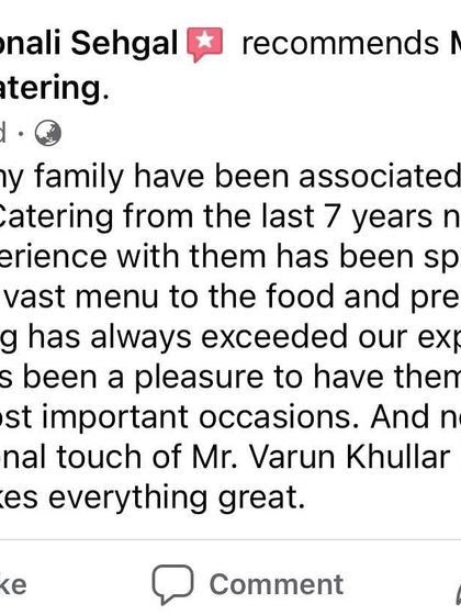 A testimonial from a family we have been associated with for 7 years. This long-standing relationship is the highest compliment and a testament to our consistent quality and service.