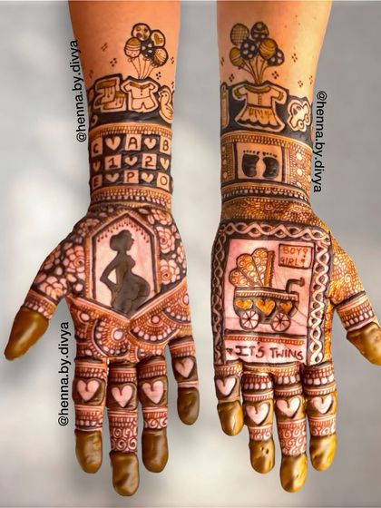 Baby Shower & Godh Bharai Henna photo 6