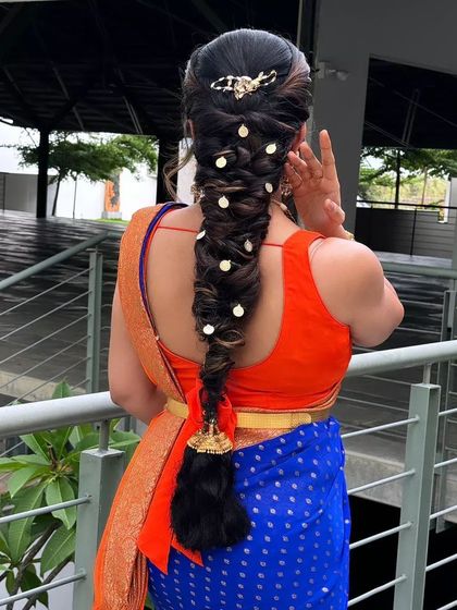 Laxmi Ramkrishna - Special Occasion Hairstyling Traditional South Indian Braids photo 33