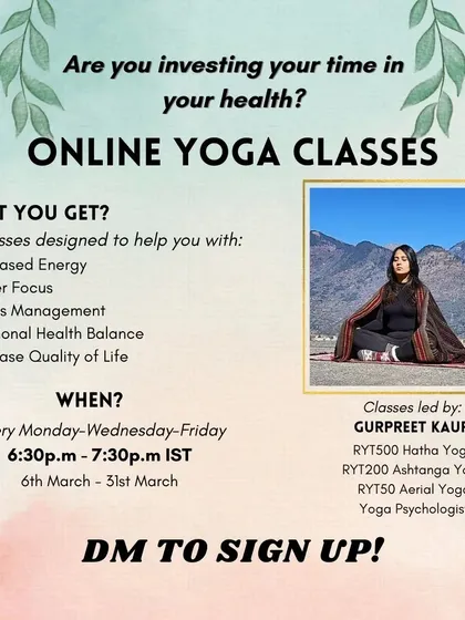All the details for my online yoga classes. These sessions are designed to help you increase energy, manage stress, and improve your overall quality of life through a consistent and supportive yoga practice.