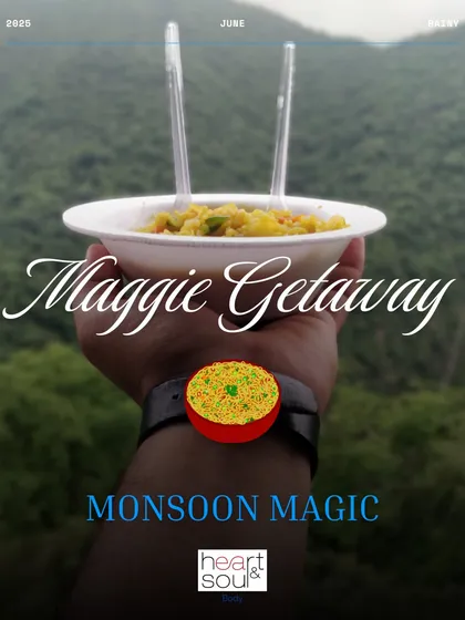 For many of us, a steaming bowl of Maggi on a hillside is pure nostalgia. A spontaneous Maggi getaway drive is a simple, comforting, and uniquely Indian monsoon date.