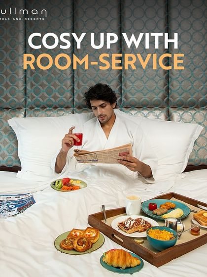 Wake up to luxury with a delicious breakfast in bed at Pullman. Our room service is designed to bring gourmet dining and ultimate comfort directly to you.