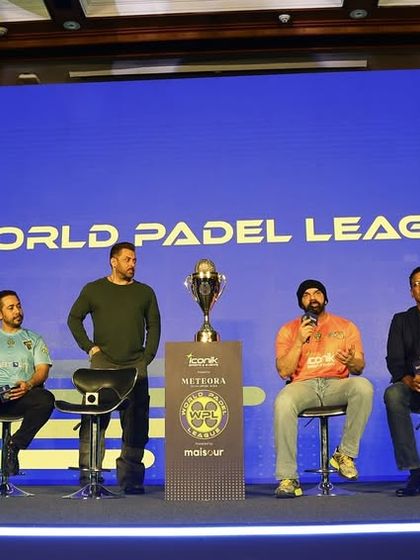 The trophy launch event for the World Padel League. We produced this press event at Taj Lands End, handling the stage, branding, and technicals for the official season kickoff.