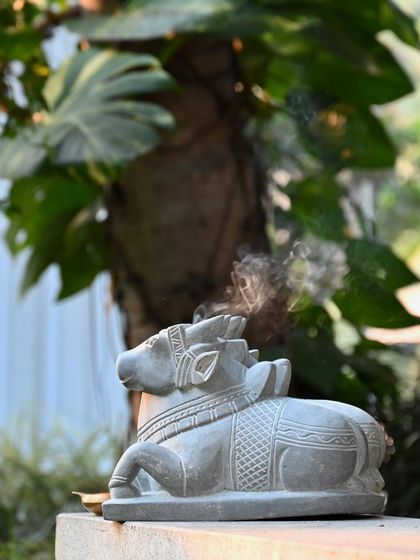 Greenhouse - Handcrafted Stone Sculpture & Decor Guardians of Grace: Nandi Sculptures photo 15