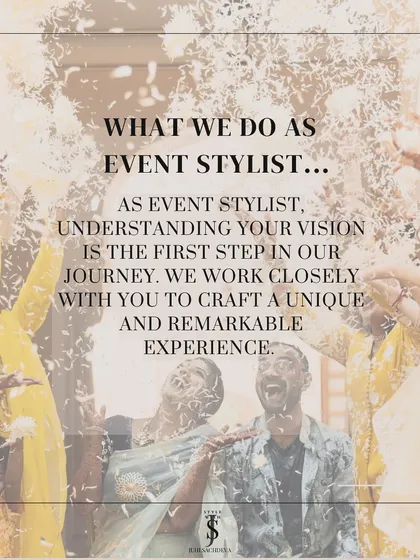 As an event stylist, understanding your vision is the first step. We work closely with you to craft a unique and remarkable experience, ensuring your outfit matches the importance of the day.