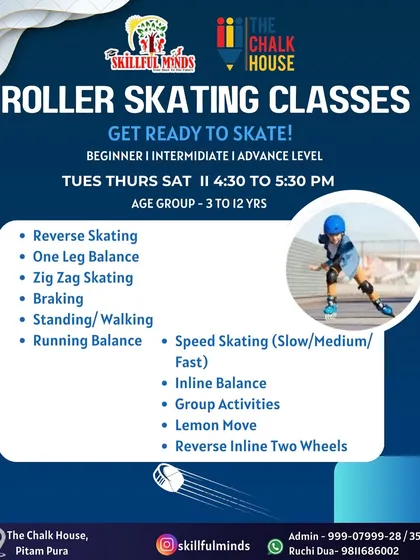 Our roller skating classes cater to all levels, from beginner to advanced. We teach everything from basic balance and braking to speed skating and lemon moves.