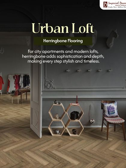 For city apartments and modern urban lofts, herringbone flooring adds a layer of sophistication and depth. This laminate version makes every step stylish and timeless, giving you a high-end look that is also practical and durable for city living.