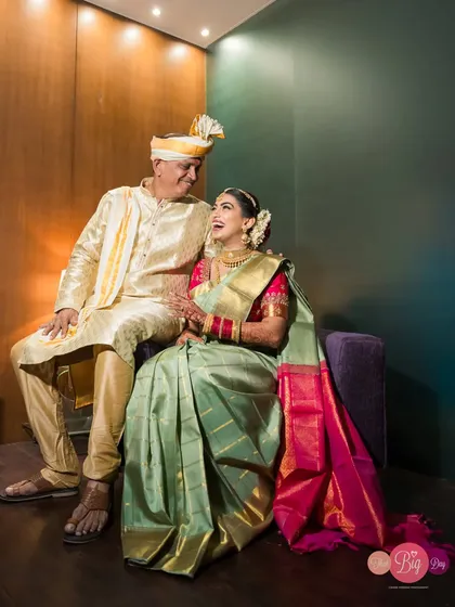 A beautiful, candid moment of laughter between Aashna and her father. These are the precious family memories we aim to preserve forever.