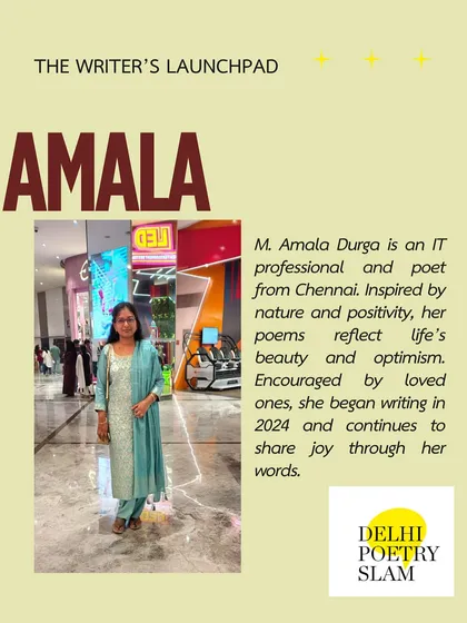 Meet Amala, an IT professional from Chennai who began writing in 2024. It's never too late to start your writing journey with us.