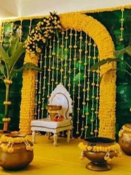Rushi Events - Event Decoration & Styling Vibrant Haldi & Mehendi Functions photo 13