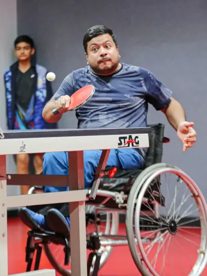 We are committed to fostering talent in all athletes. This includes providing specialized support and world-class facilities for para-athletes, helping them compete at the highest level in sports like table tennis.