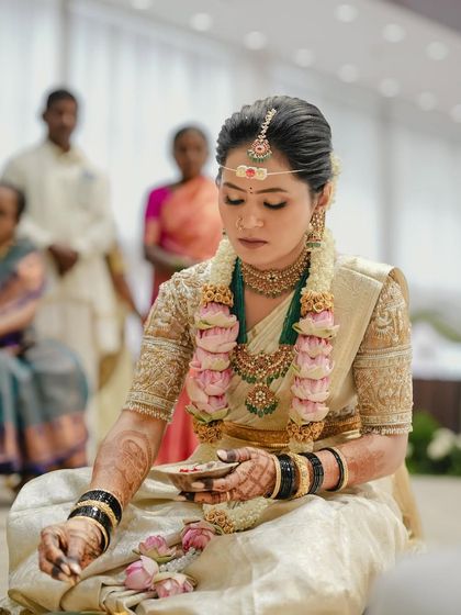 Anthariya by Nidhi Gowda - Ethnic Wear Design & Embroidery Courses Our Beautiful Brides & Clients photo 4