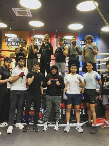 The faces of determination. This is our squad from the Noida Sector 50 dojo. A team of fighters ready to take on any challenge.