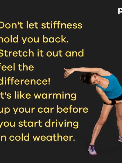 This series provides workout tips for various body types. It covers the importance of stretching to prevent stiffness, adding variety to your routine, and simply getting up and moving if you sit too much.