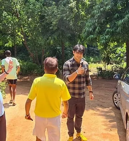The arrival of Neeraj Chopra at the academy. We strive to provide experiences that motivate and inspire our students.