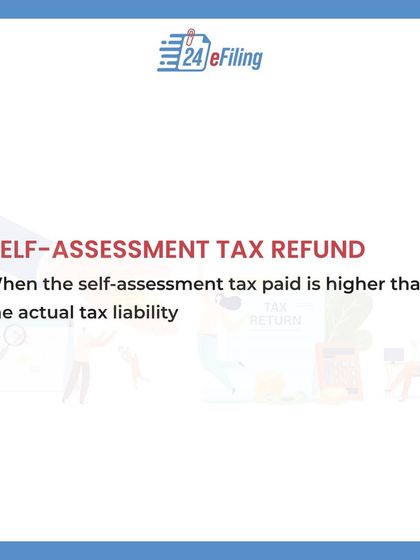 A self-assessment tax refund is applicable when the tax you paid yourself is higher than your actual tax liability after final calculations.